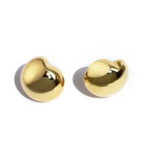 Nicola Studs - Medium - Gold