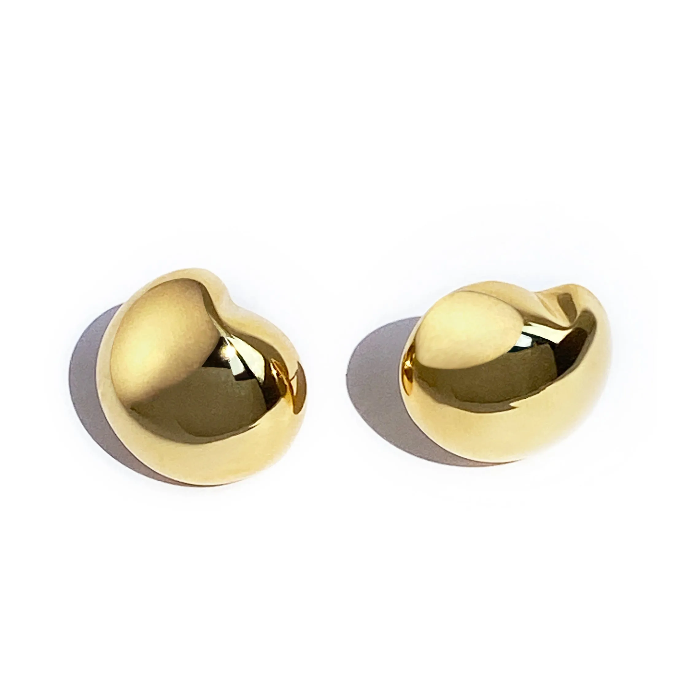Nicola Studs - Medium - Gold