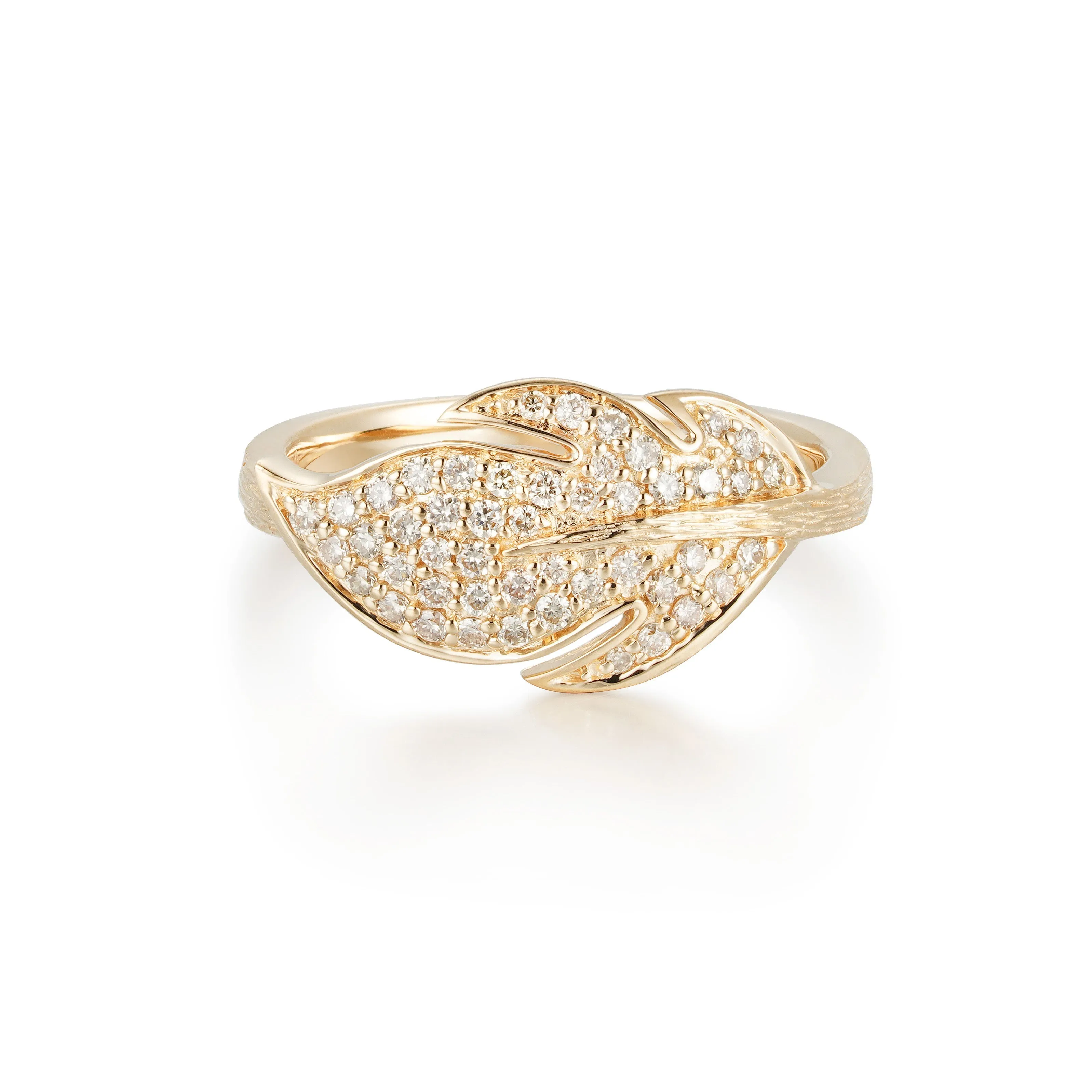 Orchid Gems Feuille de Diamants Diamond Ring