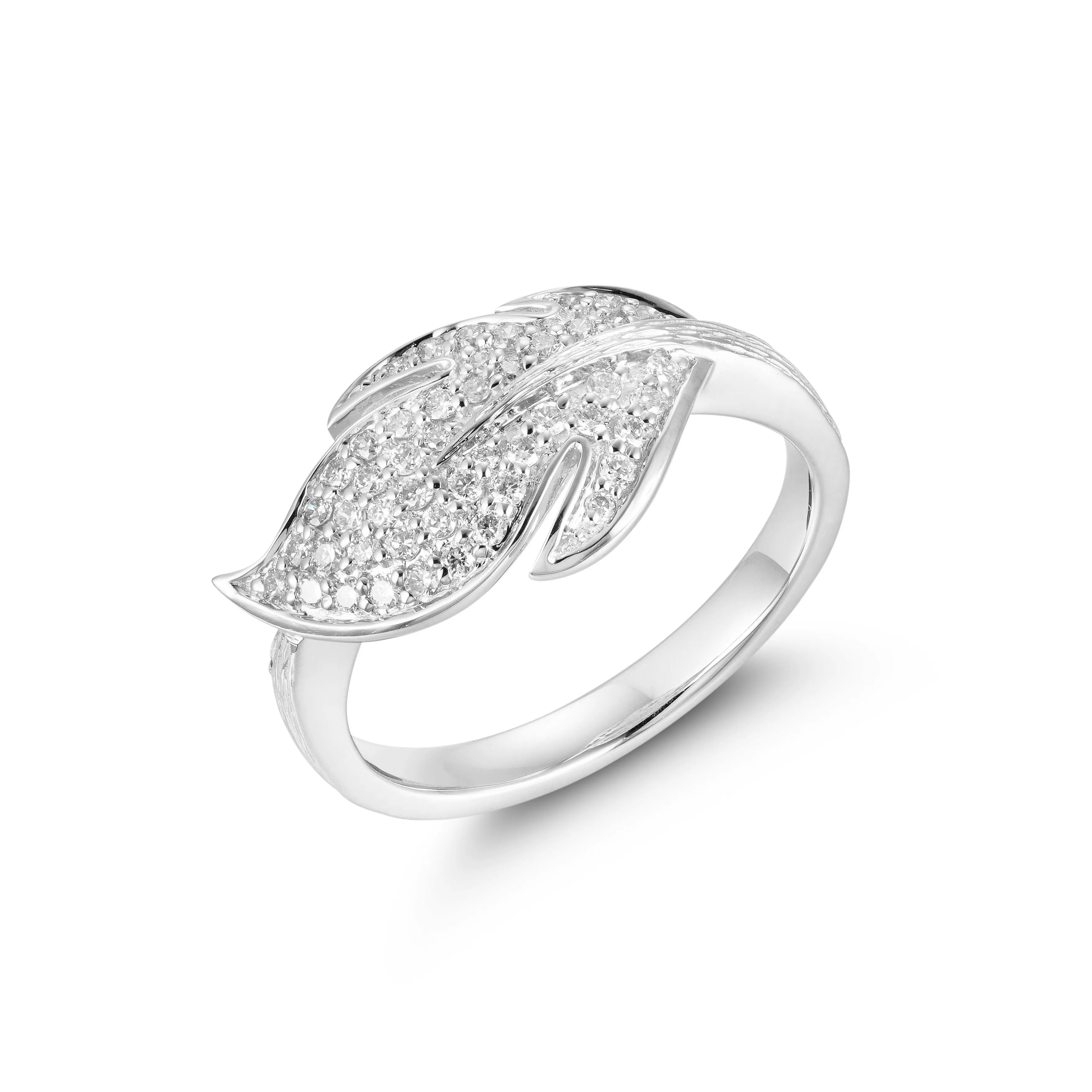 Orchid Gems Feuille de Diamants Diamond Ring