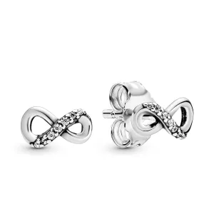 Pandora Sparkling Infinity Stud Earrings