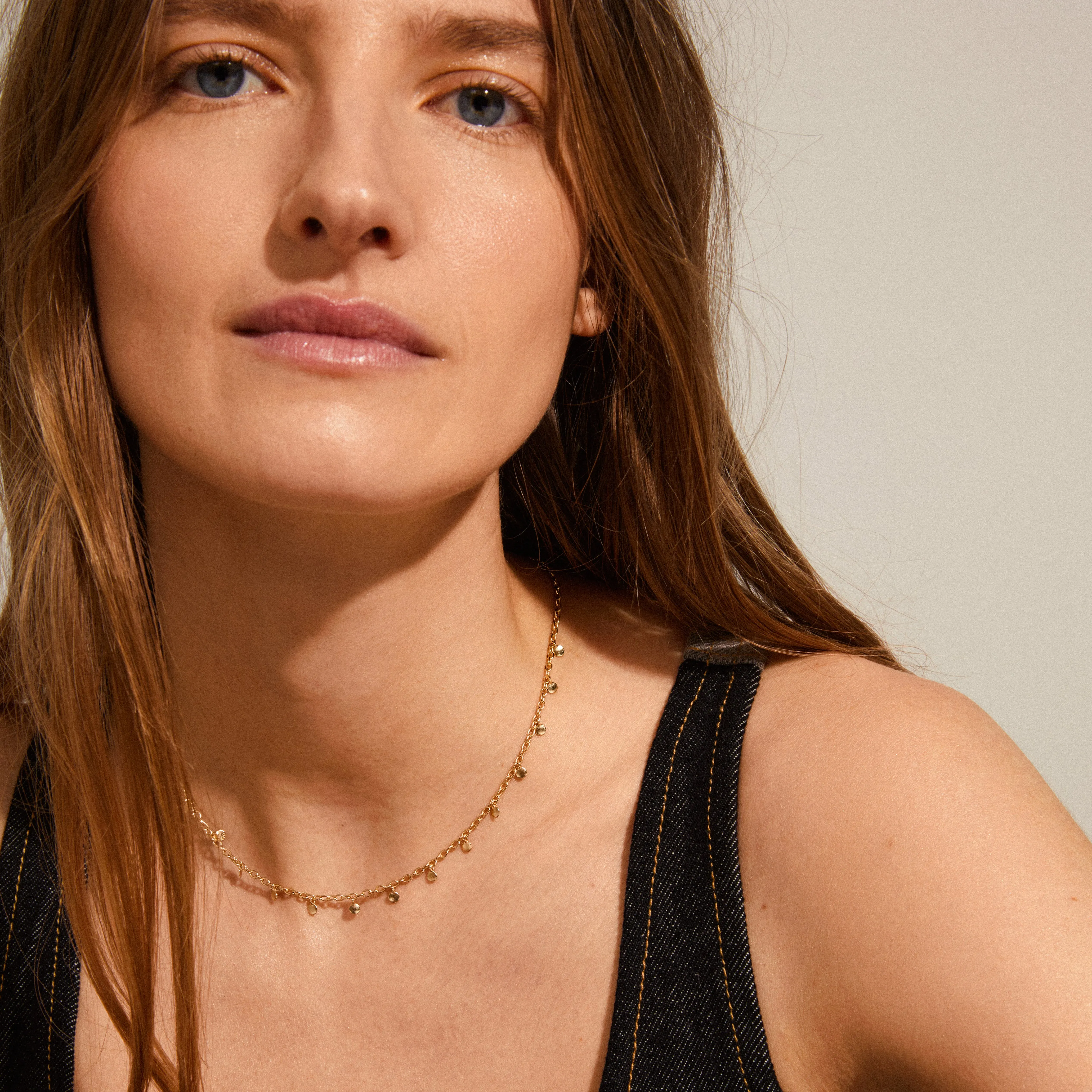 PANNA coin necklace gold-plated