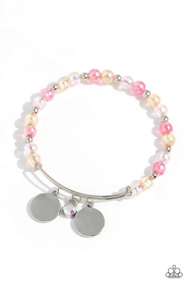 Paparazzi Bracelet ~ Bodacious Beacon - Pink