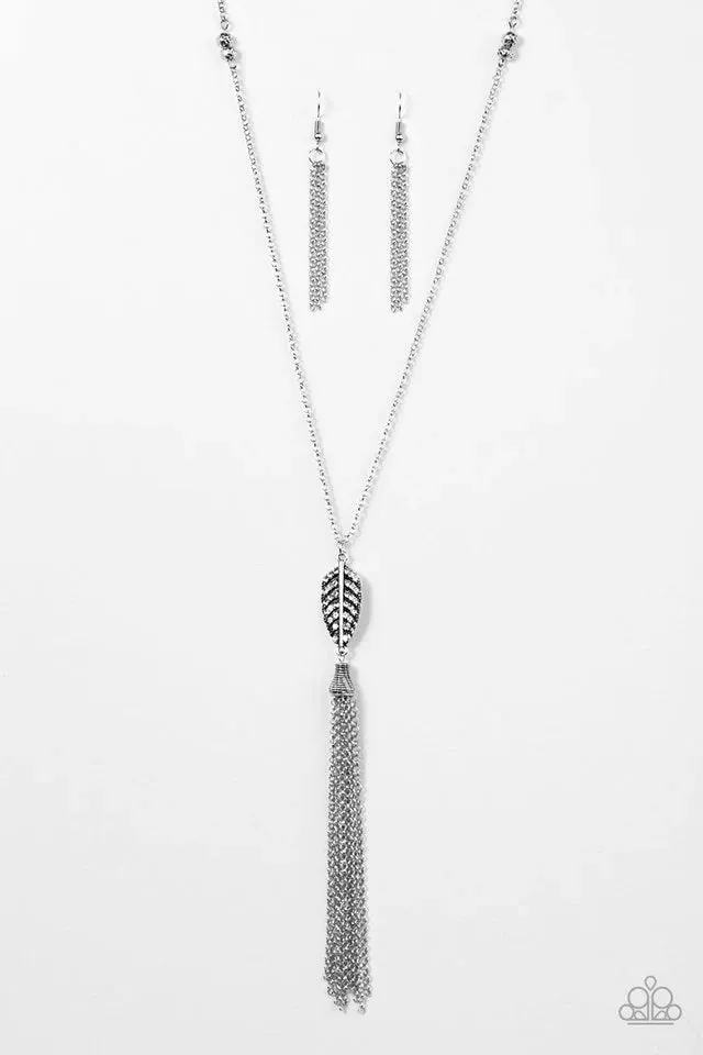 Paparazzi Necklace ~ Higher than the Sky - White