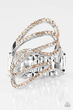 Paparazzi Ring ~ Chasing Starlight - Brown