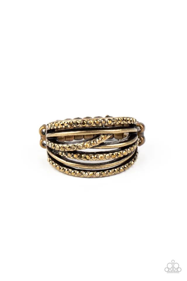 Paparazzi Ring ~ Get a Move on! - Brass