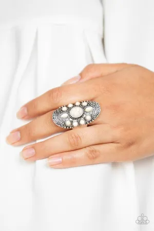 Paparazzi Ring ~ Stone Sunrise - White