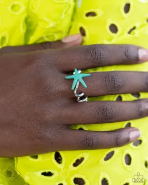 Paparazzi Ring ~ Wish Upon A STARFISH - Blue