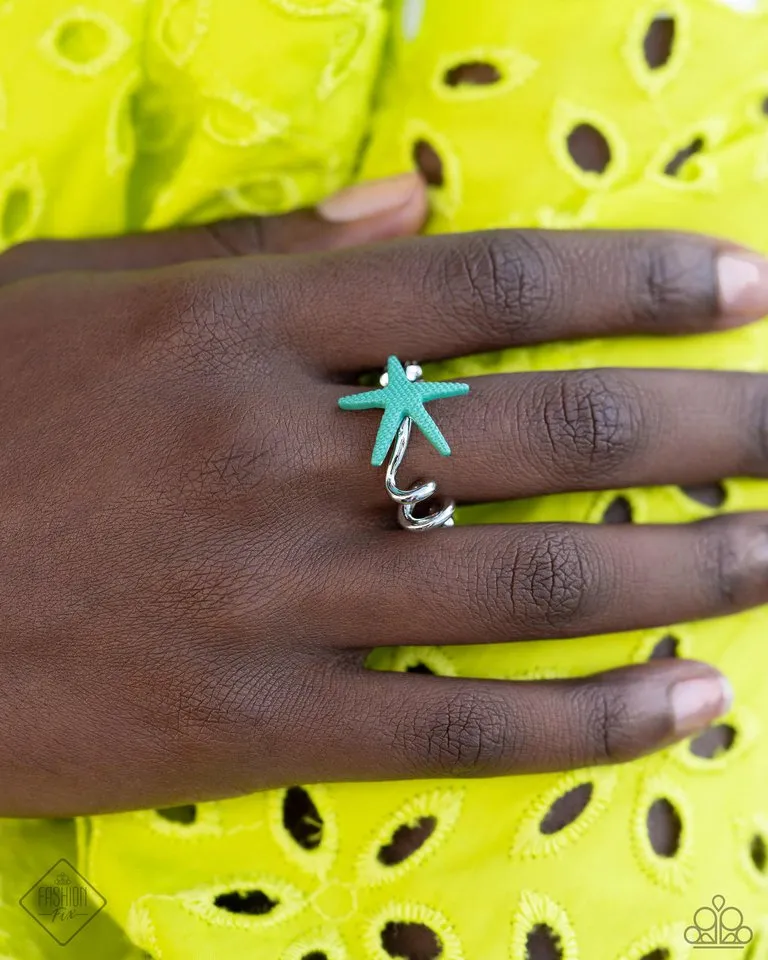 Paparazzi Ring ~ Wish Upon A STARFISH - Blue