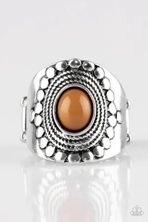Paparazzi Ring ~ ZEN To One - Brown
