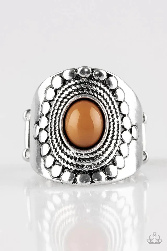 Paparazzi Ring ~ ZEN To One - Brown