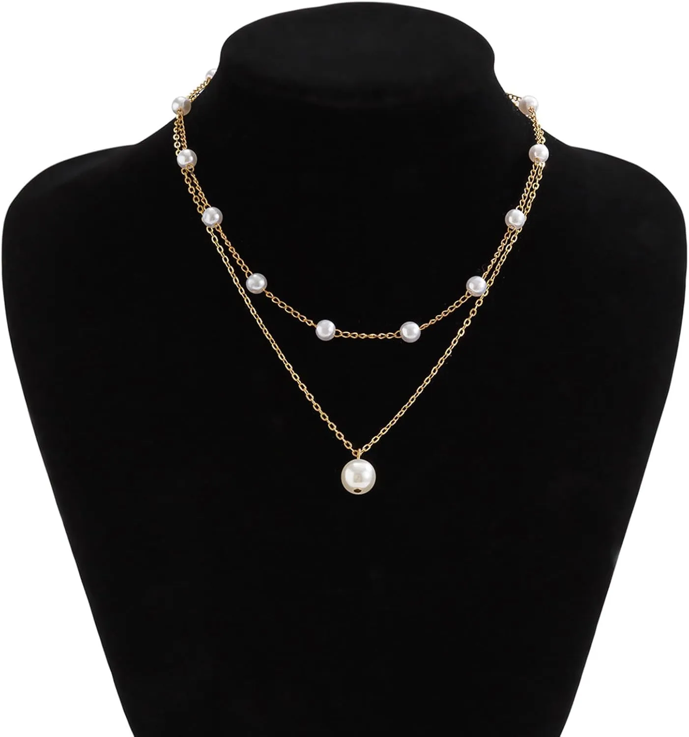 Pearls Necklaces for Women Dainty Pearl Necklace Gold and Pearl Necklace for Women Trendy 2025