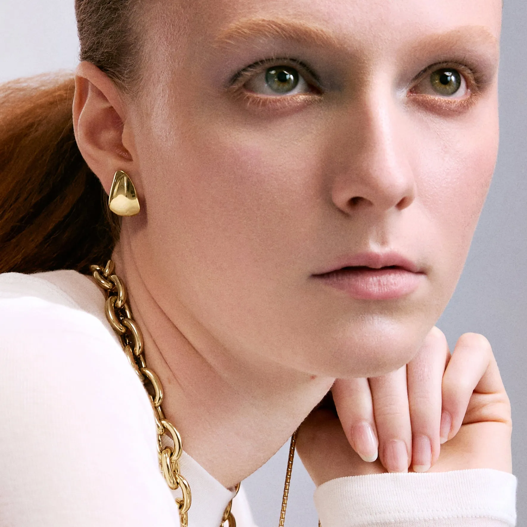 Petal Studs Small - Gold