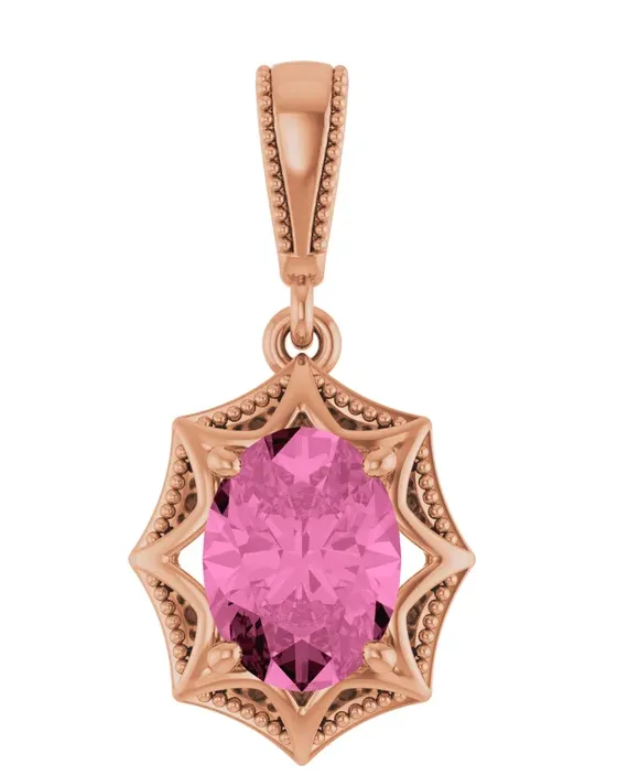 Pink Sapphire Penant