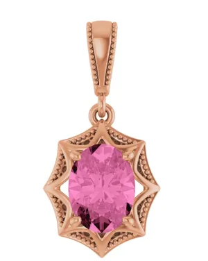 Pink Sapphire Penant