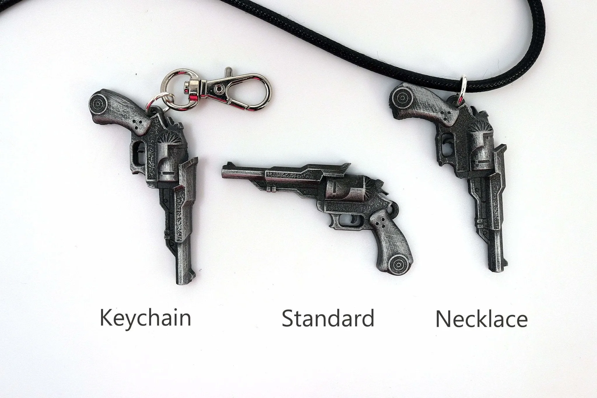 Prompto Revolver Keychain / Necklace - FFXV