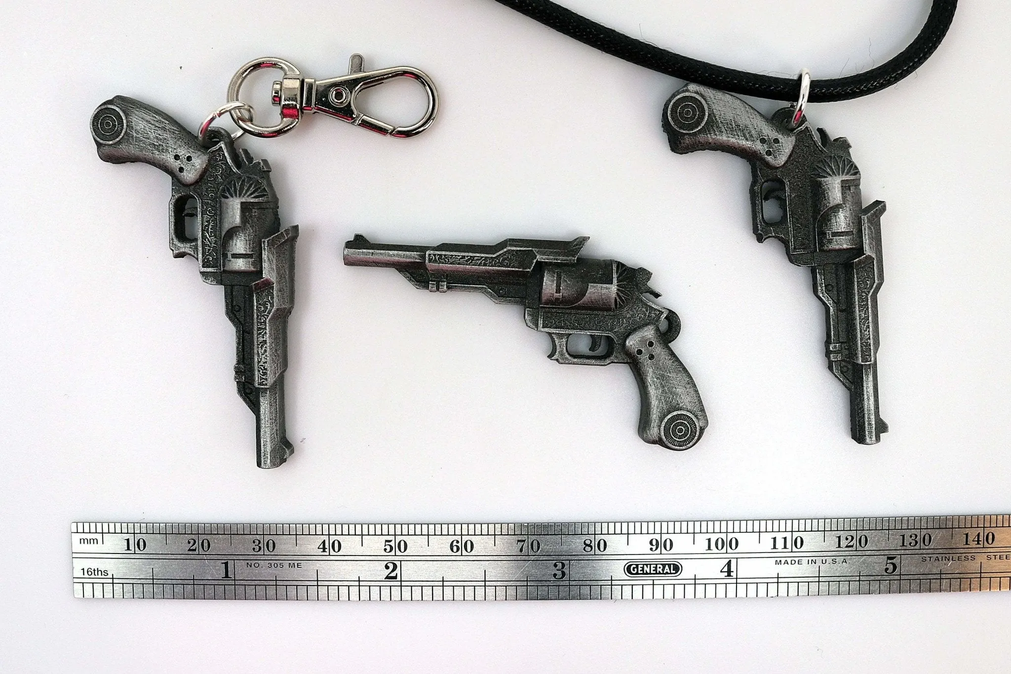 Prompto Revolver Keychain / Necklace - FFXV