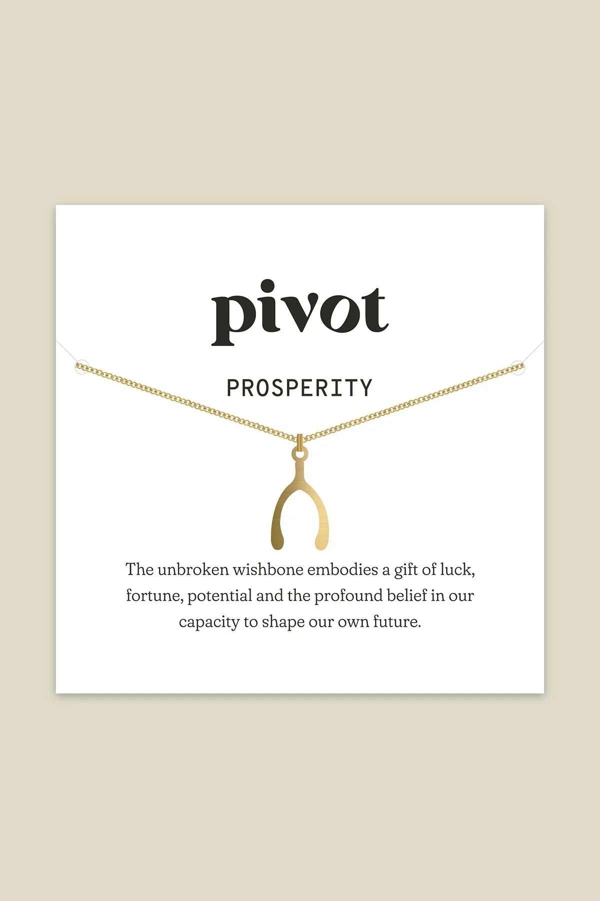 Prosperity Pendant Necklace