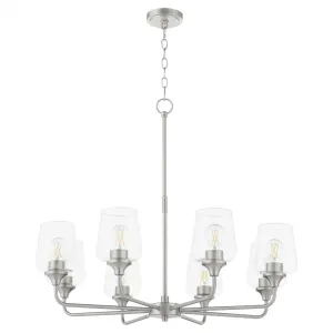 Quorum International RAYMOND 6313-8-65 Chandelier - Satin Nickel