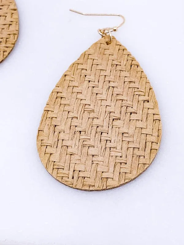 Rattan Drop Earrings