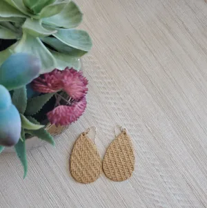 Rattan Drop Earrings