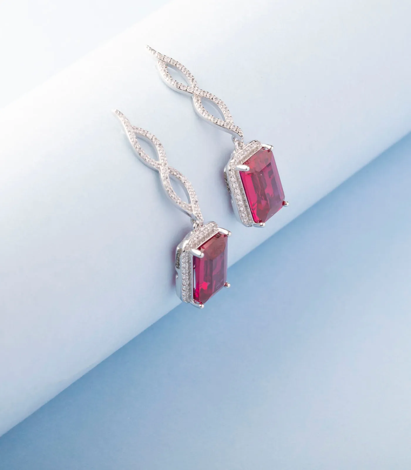 Rose Magic Earrings (Silver)