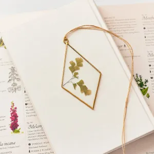 Rosy Rings Fern Diamond Pressed Floral Suncatcher