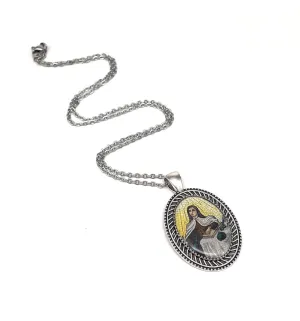 Saint Necklaces (Silver, Saint Teresa of Avila)