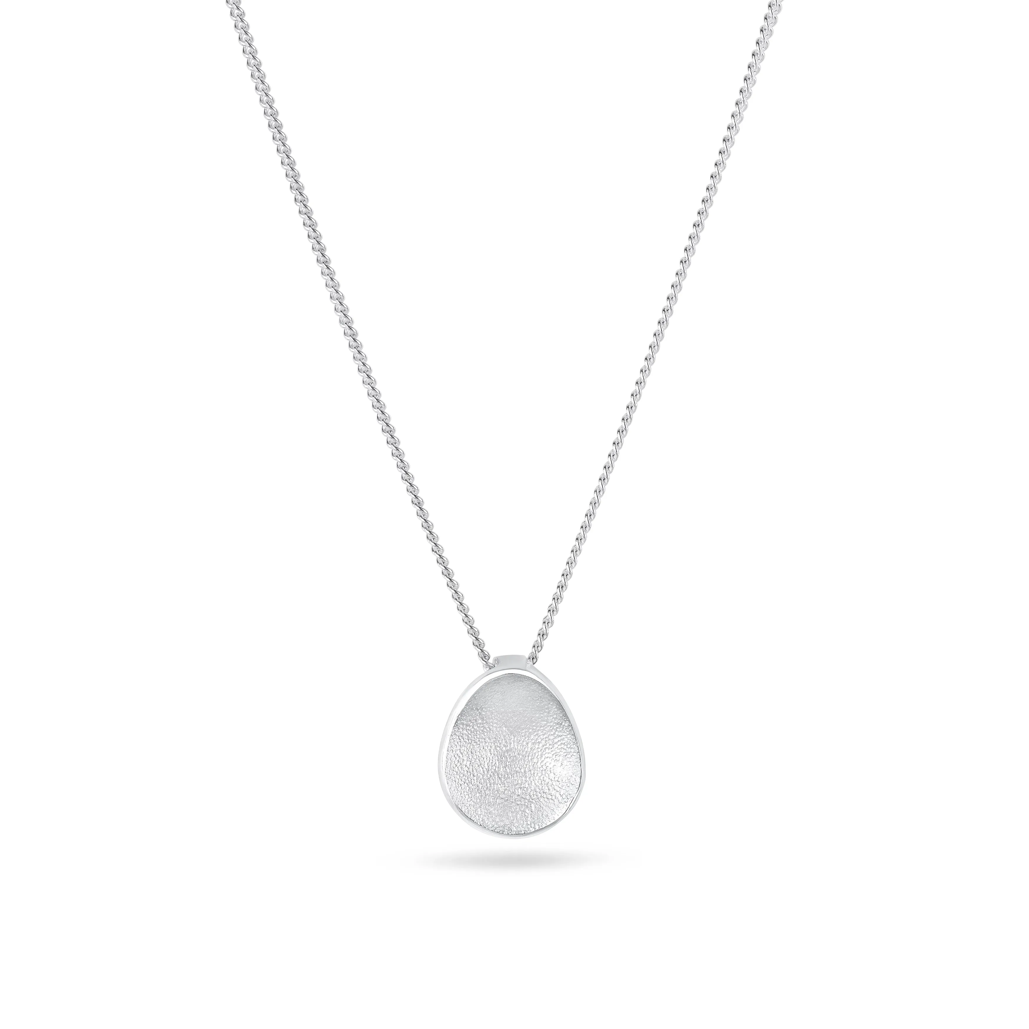 Sea Buttons Silver Pendant