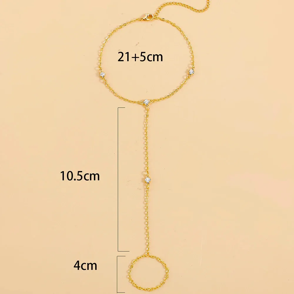 Shiny Crystal Anklet