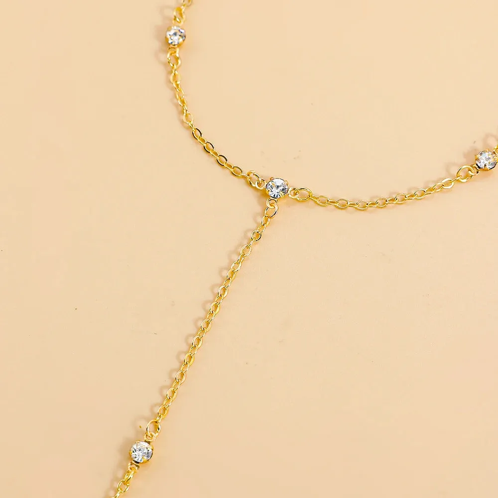 Shiny Crystal Anklet