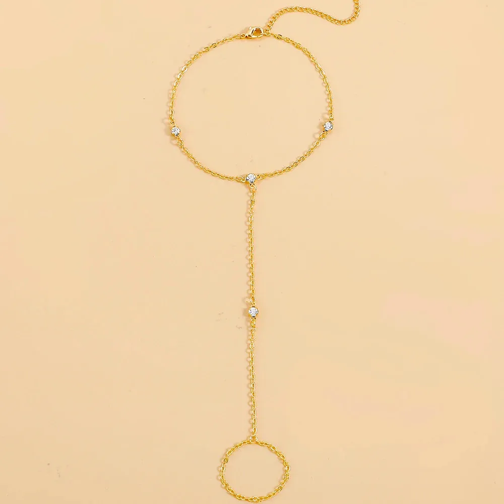 Shiny Crystal Anklet