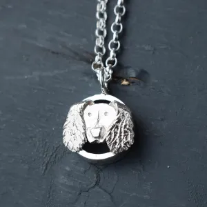 Silver Springer Spaniel Pendant