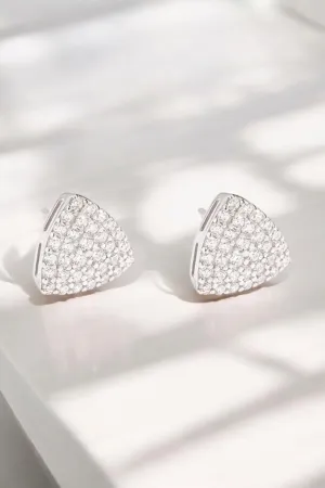 Silver Triangle Cubic Zirconia