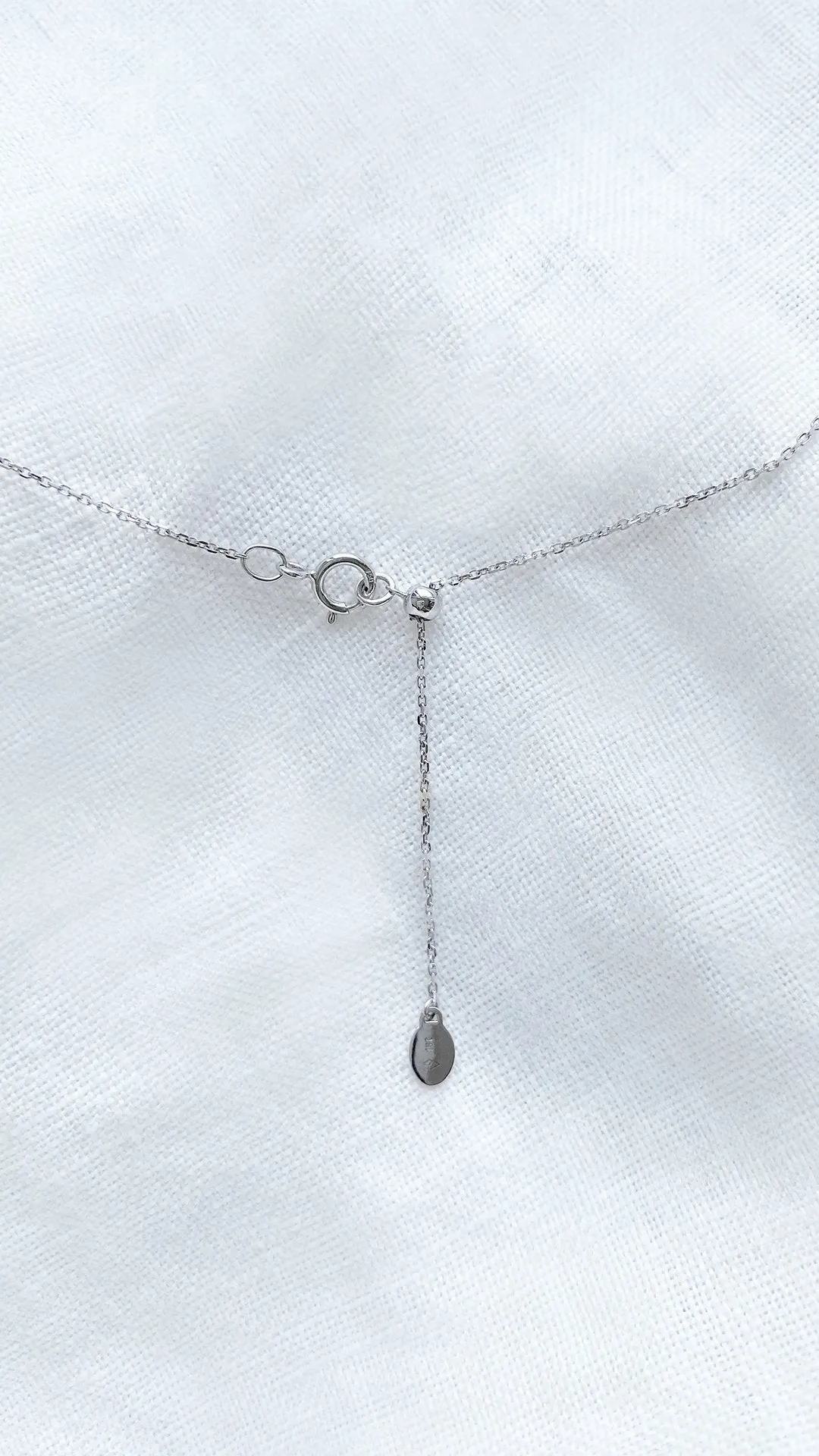 Simone Necklace 0.25ct 18K White Gold