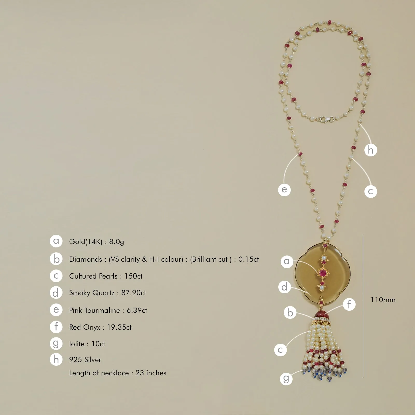 Siwan Tassel Necklace