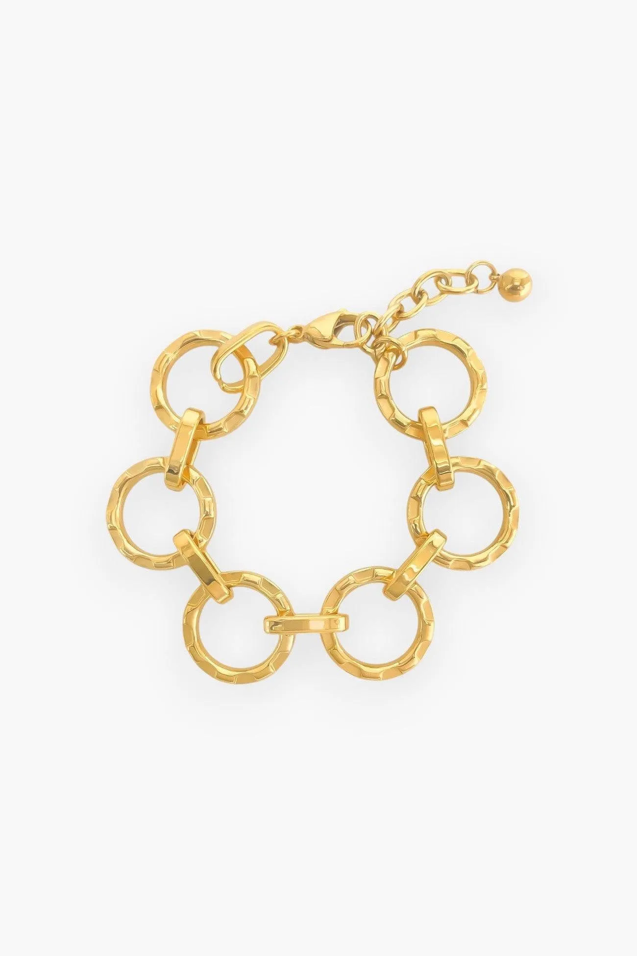 Soho Gold O-Chain Chunky Bracelet