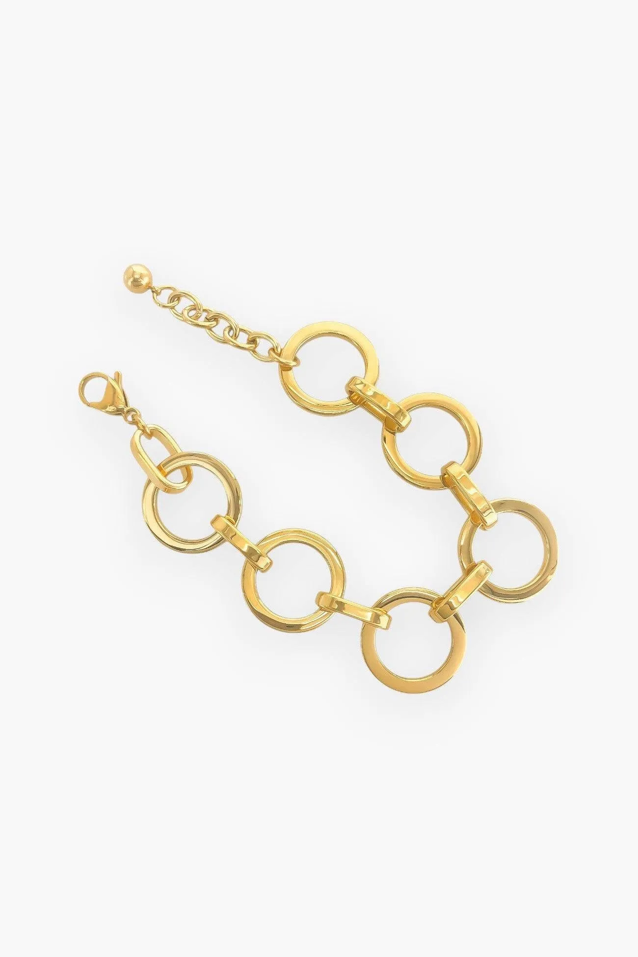 Soho Gold O-Chain Chunky Bracelet