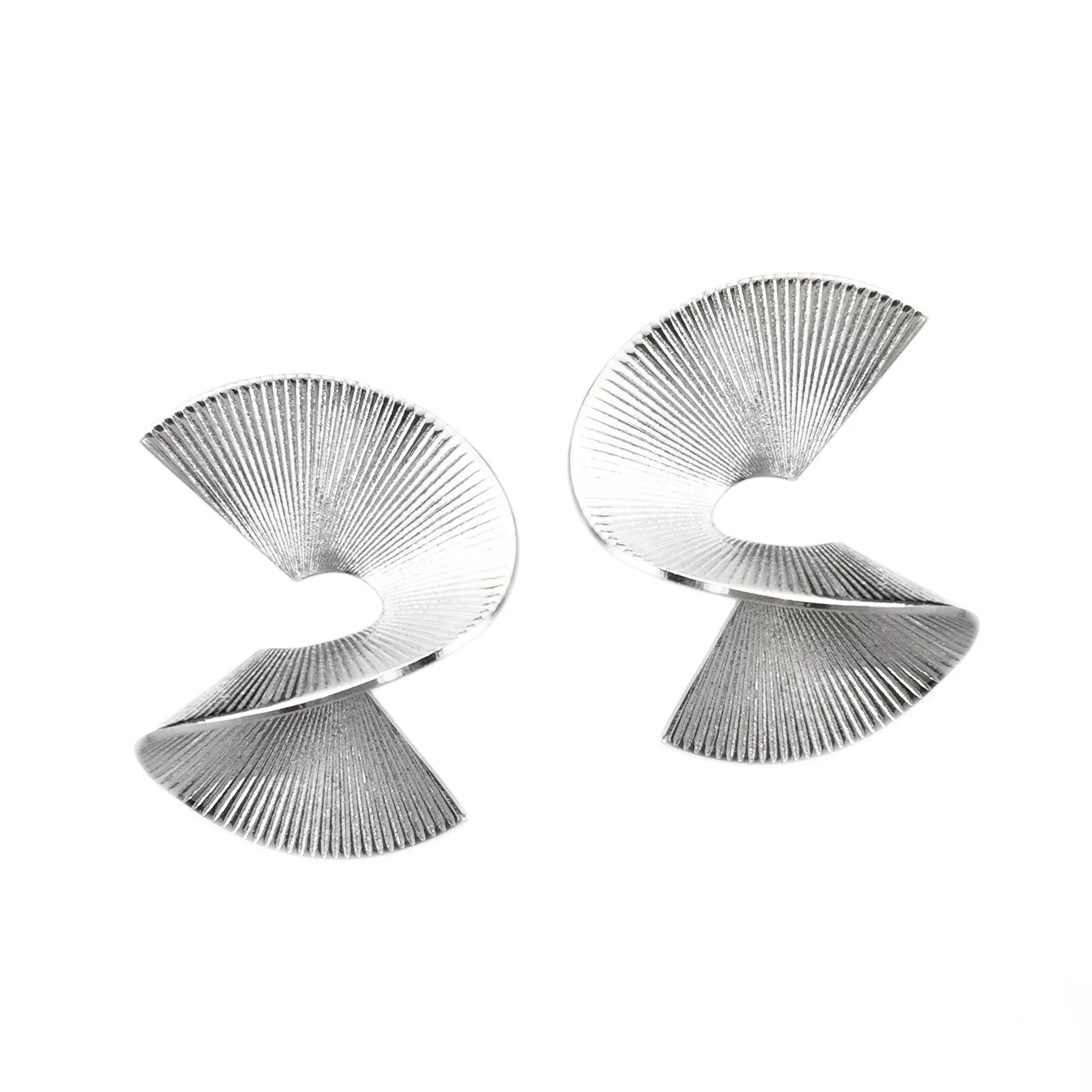 Solarwave Studs - Small - Silver