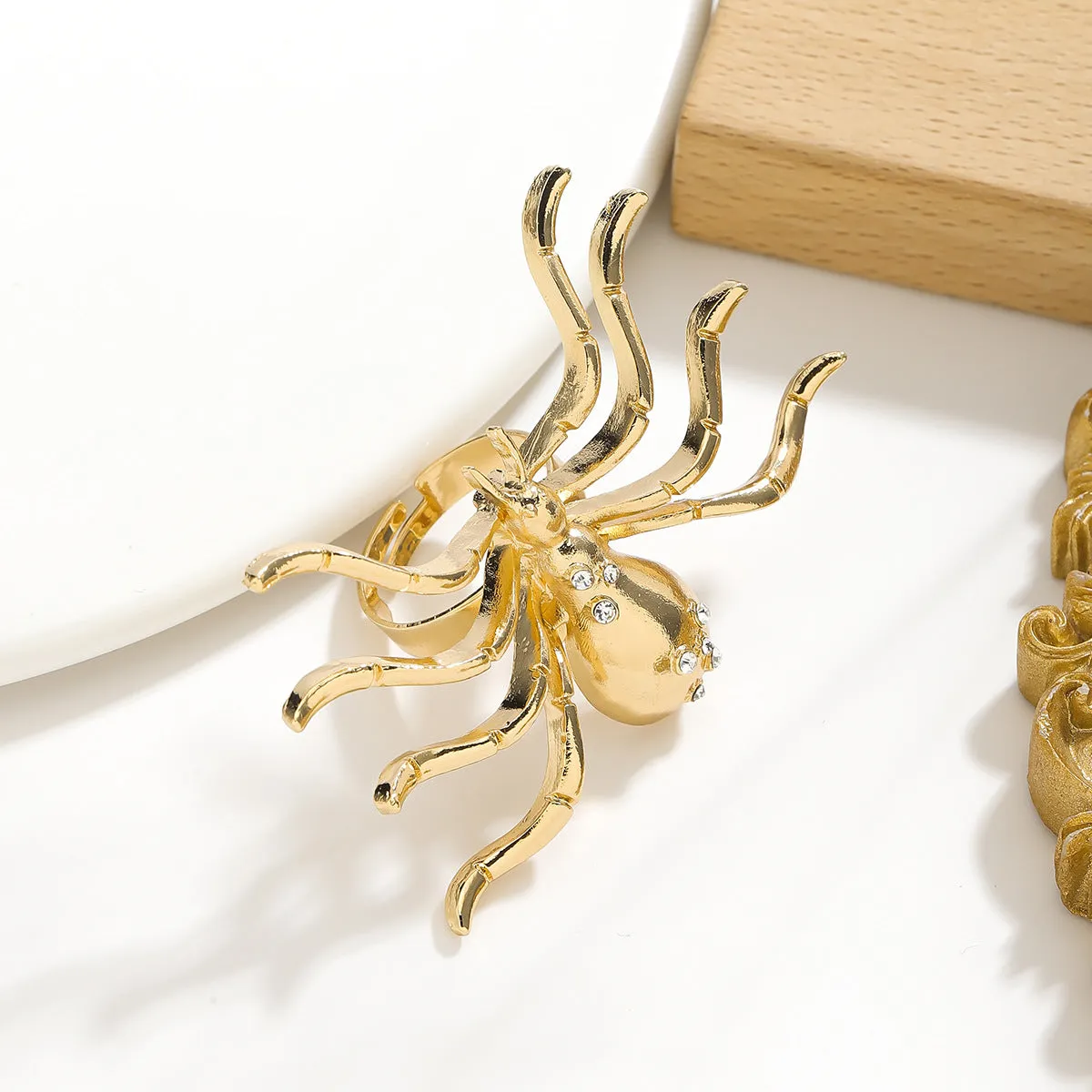 Spider Style Gold Ring JLTR0427