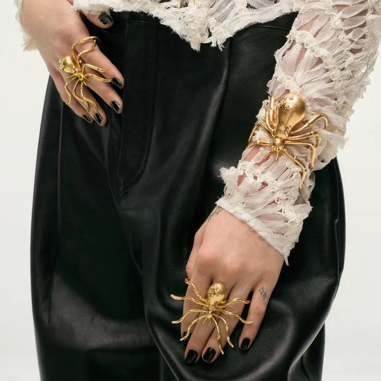 Spider Style Gold Ring JLTR0427