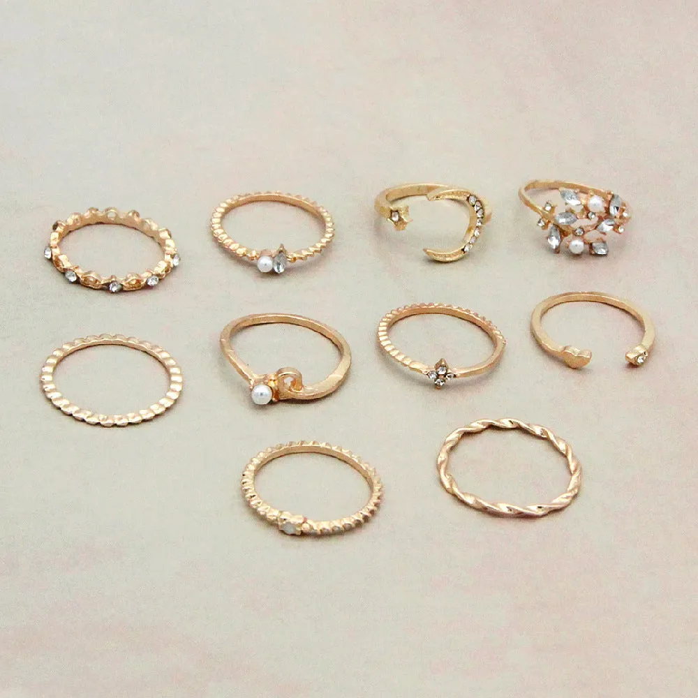 Star Moon Love Rings