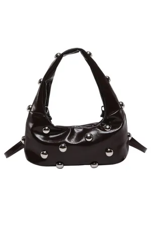 Statement Studded Shoulder Bag