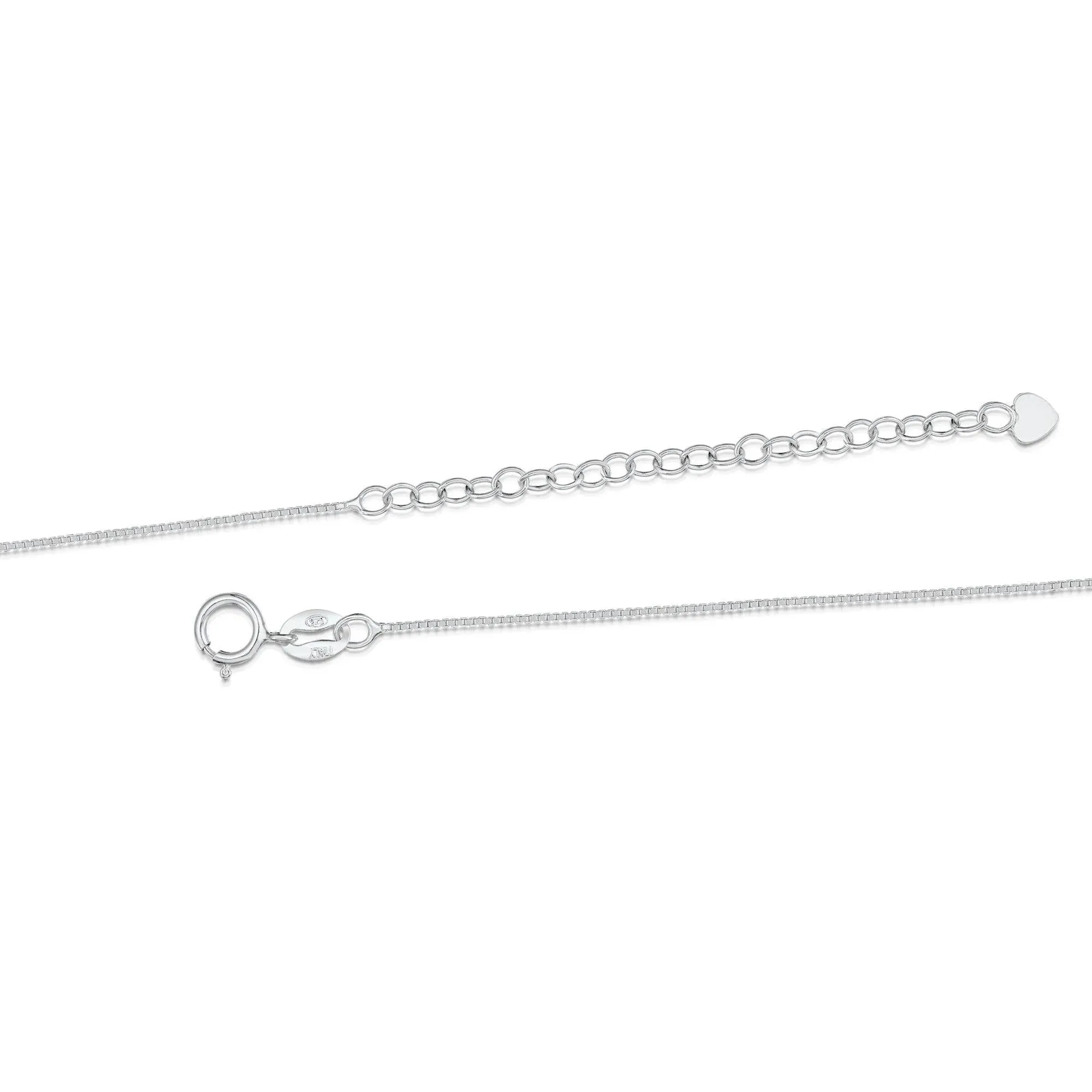 Sterling silver heart pendant with a real forget-me-not & miniature rose. Romantic valentine jewellery gift.