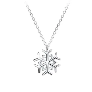 Sterling Silver Snowflake Necklace