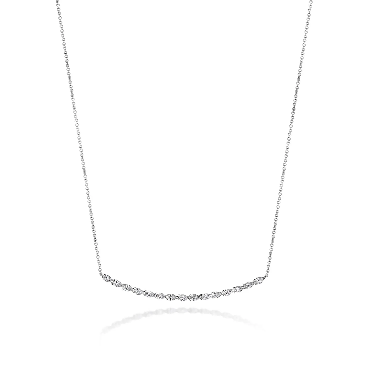 Stilla Pear-Shaped Diamond Necklace