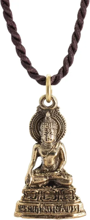 Sukhothai Bhumisparsha Mudra Earth-Touching Buddha Pendant