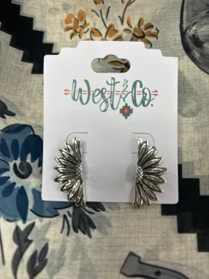 Sunflower Stud Earring
