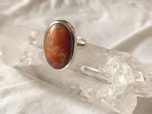 Sunstone Naevia Ring - Long Oval - US 7 (One of a kind)