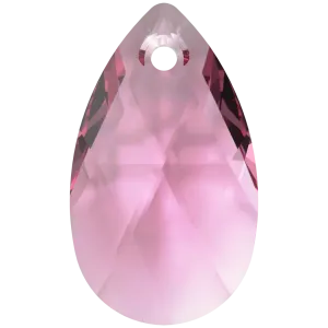 Swarovski Pendants Peardrop (6106) Rose